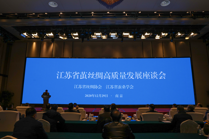 集团领导出席江苏省茧丝绸高质量发展座谈会